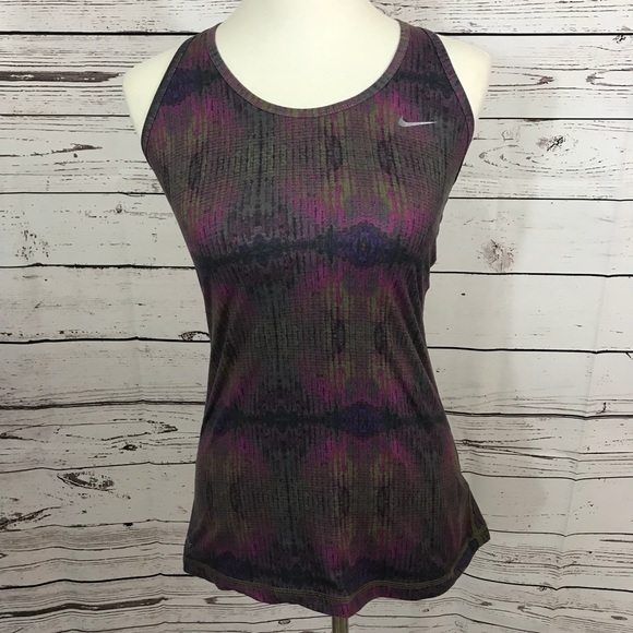 Nike Dry Fit Multicolor Racerback Tank - Picture 2 of 7